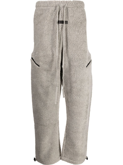 Essentials Polar Fleece Track Pants In Grey