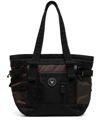 MAKAVELIC CONTRASTING-PANEL STRAP-DETAIL TOTE BAG
