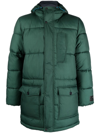 PS BY PAUL SMITH QUILTED HOODED PADDED COAT