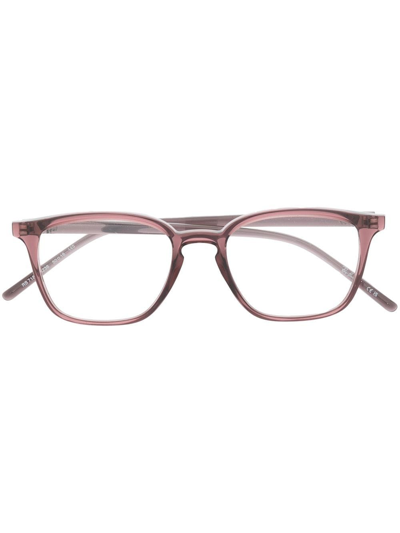 Ray Ban Square-frame Glasses In Purple