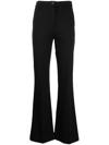 TWINSET HIGH-WAISTED FLARED TROUSERS