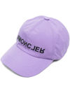 Moncler Day-namic Logo Baseball Cap In Pastel Purple