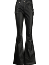 RETROFÉTE LAUREL COATED FLARED TROUSERS