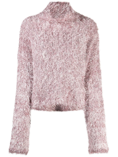 Jw Anderson J.w. Anderson Cropped Cutout Jumper In Pink