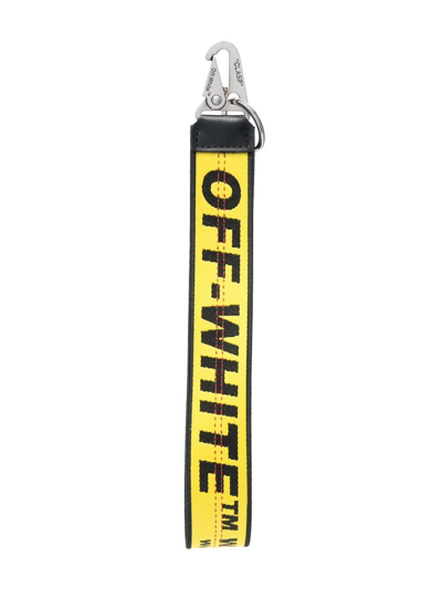 Off-white Industrial Lanyard Strap In Yellow
