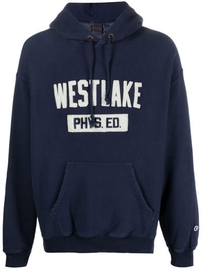 Champion Westlake-print Hoodie In Grün
