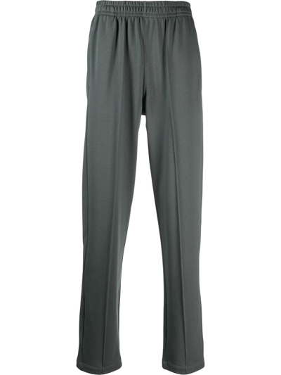 Styland High-waisted Organic-cotton Trousers In Grey
