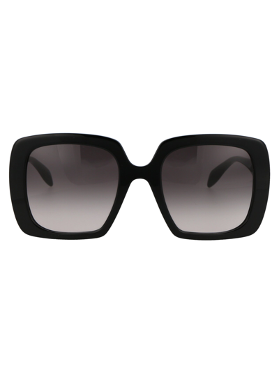 Alexander Mcqueen Am0378s Sunglasses In Black