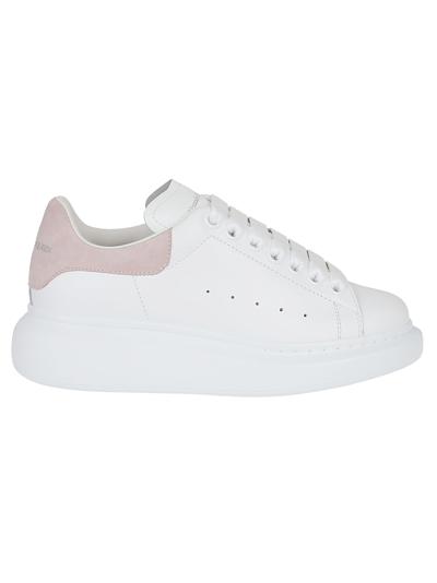 Alexander Mcqueen Leather Upper And Ru In White Patchouli
