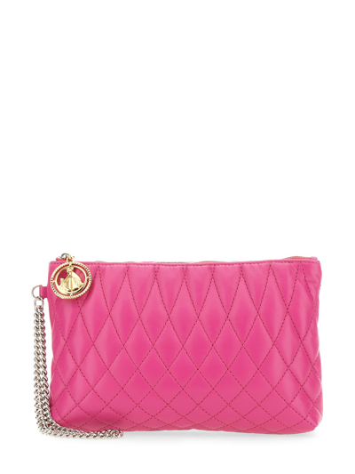 Lanvin Leather Clutch Bag In Rosa