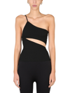 Andreädamo One-piece Top In Nero