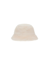 Stand Studio Faux-shearling Bucket Hat In White