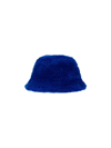 Stand Studio Wera Bucket Hat Faux Fur Teddy 2020 56cm In Eletric Blue