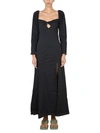 Staud Josephine Dress In Black