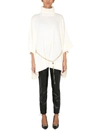 Michael Michael Kors Turtleneck Poncho In White