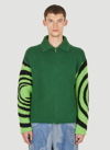 THE ELDER STATESMAN MYSTIC ZIP SWEATER