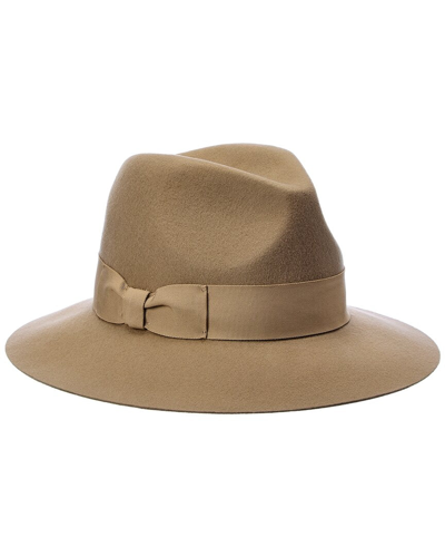 Bruno Magli Wool Felt Fedora In Brown