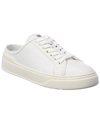 Stuart Weitzman Skater Mule Leather Sneaker In White