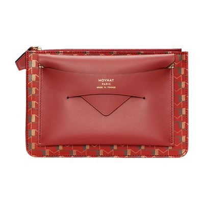 Moynat Enveloppe Pouch Mm In Madder Bronze