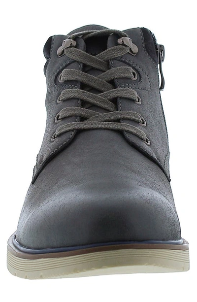 English Laundry Dariel Colorblock Leather Boot In Grey