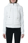 The Recycled Planet Company Luna Recycled Nylon Down Puffer Jacket In White