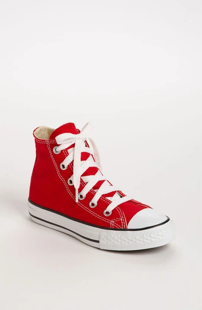 Converse Kids' Chuck Taylor® All Star® High Top Sneaker In Red