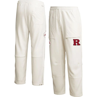 Adidas Originals Adidas Cream Rutgers Scarlet Knights Zero Dye Aeroready Trousers