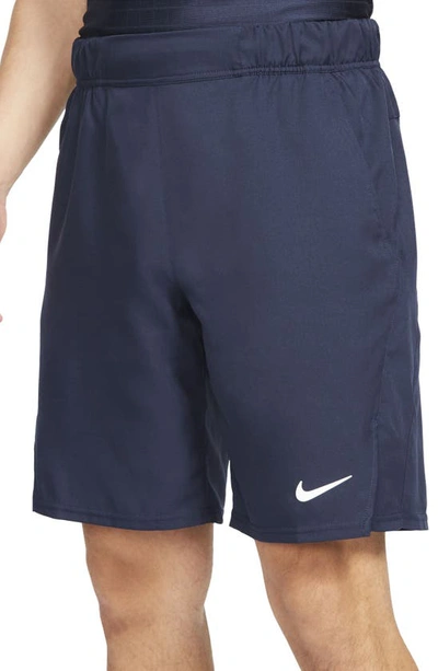 Nike Men's Court Dri-fit Victory 9" Tennis Shorts In Blue