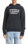LIBERAL YOUTH MINISTRY GENDER INCLUSIVE COTTON FLEECE LOGO GRAPHIC HOODIE