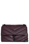 Rebecca Minkoff Maxi Edie Quilted Leather Shoulder Bag In Concord