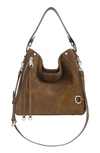 Rebecca Minkoff Mab Leather Hobo Bag In Whiskey