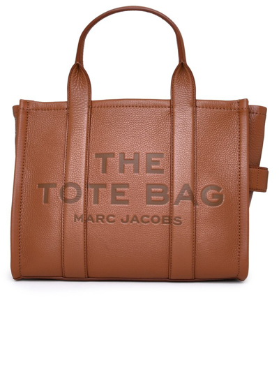 Marc Jacobs Large Logo In Brown