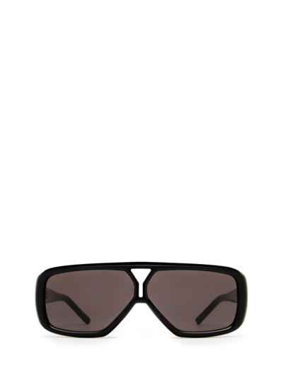 Saint Laurent Eyewear Pilot Frame Sunglasses In Black