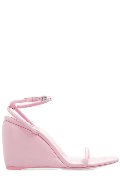 Alexander Wang Dahlia 105 Wedge Sandals In Pink