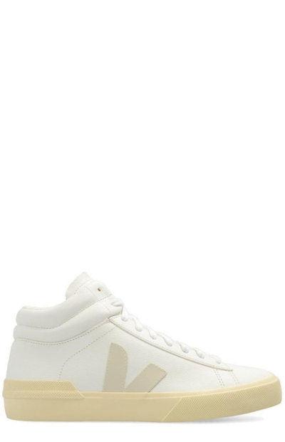 Veja High Nova Canvas Sneakers In White