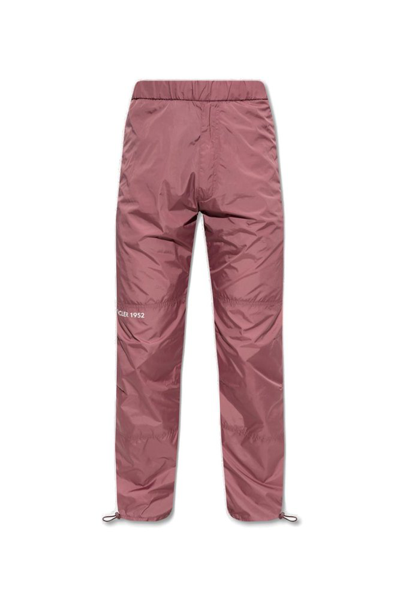 Moncler Genius 2 Moncler 1952 Tapered Logo-print Shell Trousers In Pink
