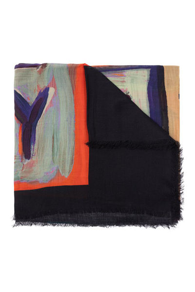 Givenchy Abstract Logo Printed Scarf In Multi