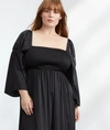 Bare The Elegant Satin Nightgown In Black
