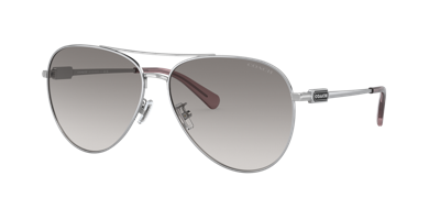 Coach Woman Sunglass Hc7140 Cd474 In Grey Gradient