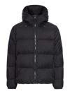 Ten C Mid-layered Hooded Down Jacket In Black