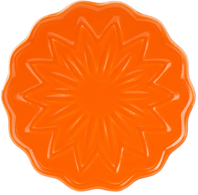 Paula Canovas Del Vas Orange Flower Plate