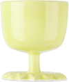 Paula Canovas Del Vas Yellow Flower Cup In Yellow