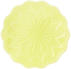 PAULA CANOVAS DEL VAS YELLOW FLOWER PLATE