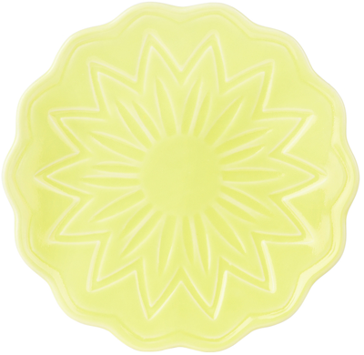 Paula Canovas Del Vas Yellow Flower Plate