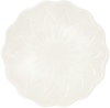 PAULA CANOVAS DEL VAS WHITE FLOWER PLATE