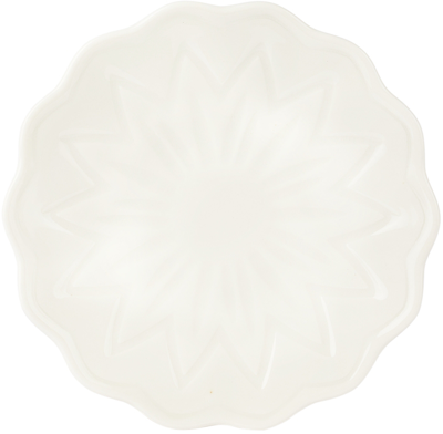 Paula Canovas Del Vas White Flower Plate