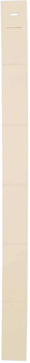 Kvadrat/raf Simons Off-white Leather Strap In 1511 Off White