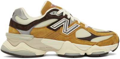 New Balance Brown 9060 Sneakers In Beige