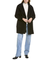 Cinzia Rocca Icons Wool & Cashmere-blend Coat In Black