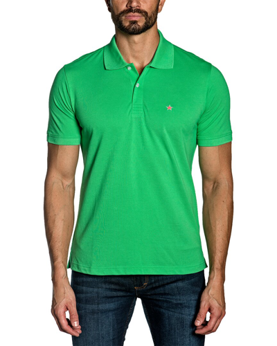 Jared Lang Pima Cotton Star Logo Polo T-shirt In Nocolor